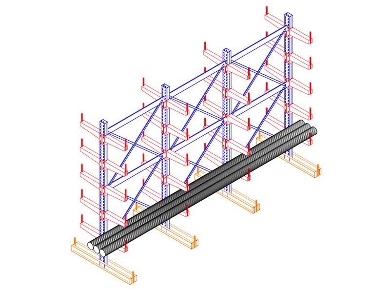 Cantilever rack