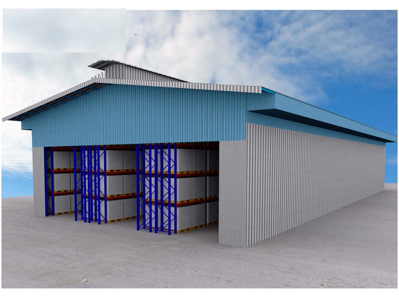 Rack support building